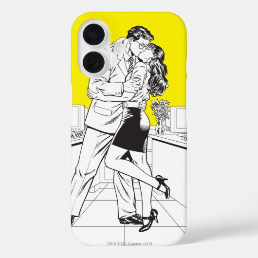 Superman Black and White 5 Case-Mate iPhone Hülle (Rückseite)