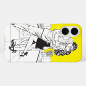 Superman Black and White 5 Case-Mate iPhone Hülle (Rückseite (Horizontal))