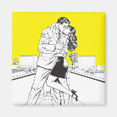 Superman Black and White 5 Magnet (Vorne)