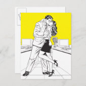 Superman Black and White 5 Postkarte (Vorne/Hinten)