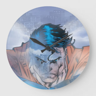 Superman - Blue Große Wanduhr