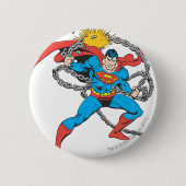 Superman Breaks Chains 3 Button (Vorderseite)