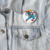 Superman Breaks Chains 3 Button (Beispiel)