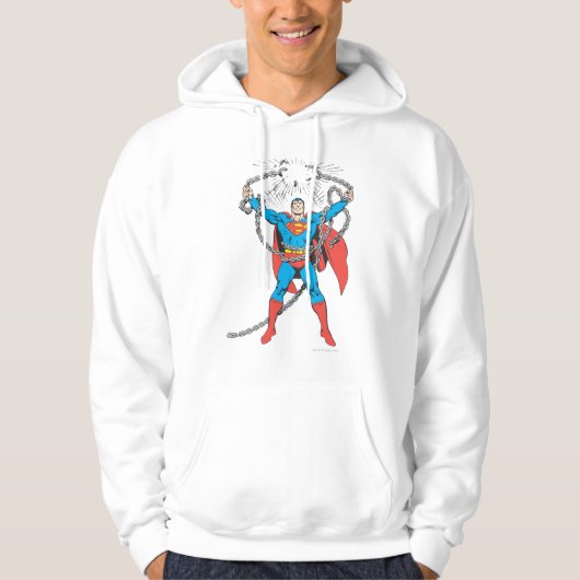 Superman Breaks Chains Hoodie (Vorderseite)