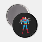 Superman Breaks Chains Magnet (Vorderseite/Rückseite)