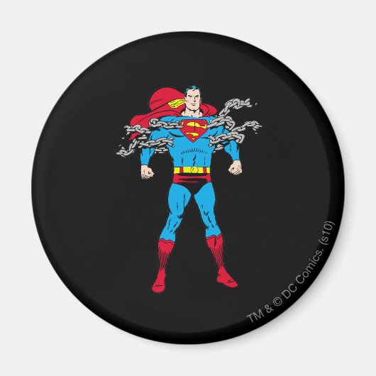 Superman Breaks Chains Magnet (Vorne)