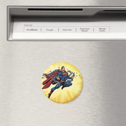 Superman bricht Ketten Magnet (In Situ (Geschirrspüler))
