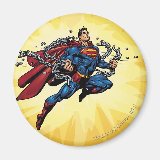 Superman bricht Ketten Magnet (Vorne)