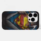Superman | Brustkorbskizze eingefärbt Case-Mate iPhone Hülle (Rückseite (Horizontal))