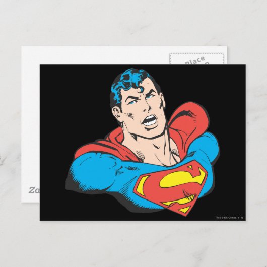 Superman Bust 1 Postkarte (Vorne/Hinten)
