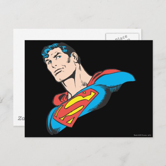 Superman Bust 3 Postkarte (Vorne/Hinten)