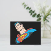 Superman Bust 3 Postkarte (Stehend Vorderseite)