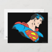 Superman Bust 4 Postkarte (Vorne/Hinten)
