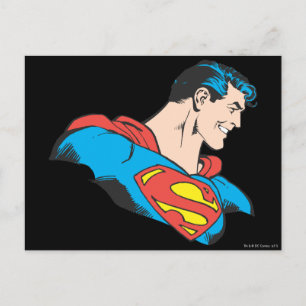 Superman Bust 4 Postkarte