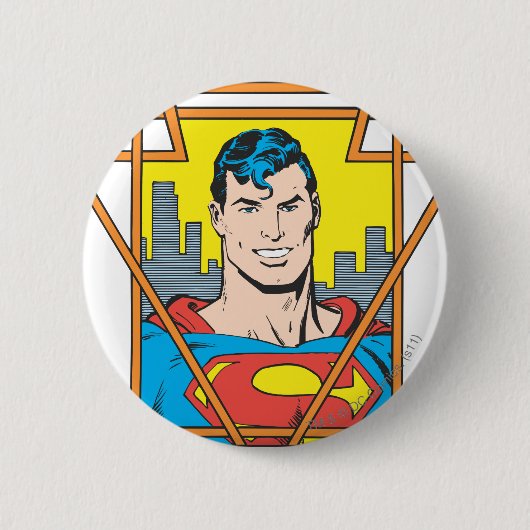 Superman Bust Button (Vorderseite)