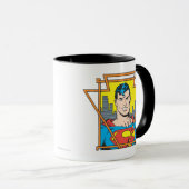 Superman Bust Tasse (VorderseiteRechts)