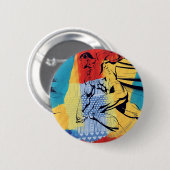 Superman Colorful Button (Vorne & Hinten)