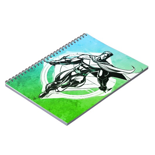 Superman-Comic-Notebook Notizblock (Linke Seite)