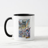 Superman Comic Panel - Clarks Herkunft 2 Tasse (Links)
