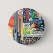 Superman Comic Panel - Clarks Herkunft Button (Vorderseite)