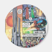 Superman Comic Panel - Clarks Herkunft Magnet (Vorne)