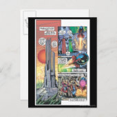 Superman Comic Panel - Clarks Herkunft Postkarte (Vorne/Hinten)