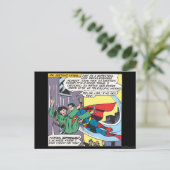 Superman Comic Panel - Lois a Instant Spater Postkarte (Stehend Vorderseite)