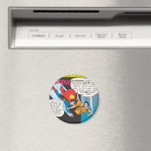 Superman Comic Panel - Lois Plunges Magnet (In Situ (Geschirrspüler))
