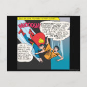 Superman Comic Panel - Lois Plunges Postkarte (Vorderseite)
