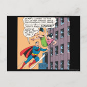 Superman-Comic-Panel - Unfallgefährdete Lois Postkarte (Vorderseite)