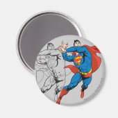 Superman Comic Panels Magnet (Vorderseite/Rückseite)
