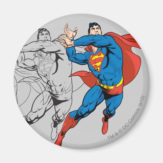Superman Comic Panels Magnet (Vorne)