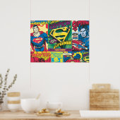Superman Comic Panels Poster (Küche)