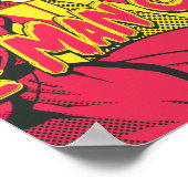 Superman Comic Panels Poster (Ecke)