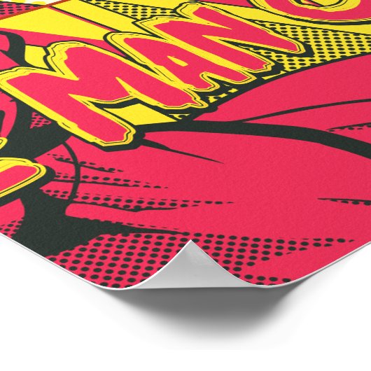 Superman Comic Panels Poster (Ecke)