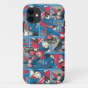 Superman Comic Pattern Case-Mate iPhone Hülle