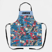 Superman Comic Pattern Schürze (Vorderseite)