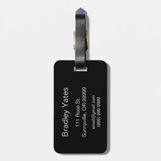 Superman Comic Strip Gepäckanhänger (Rückseite vertikal)