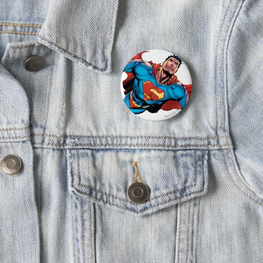 Superman Comic Style Button (Beispiel)