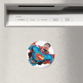 Superman Comic Style Magnet (In Situ (Geschirrspüler))
