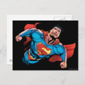 Superman Comic Style Postkarte (Vorne/Hinten)