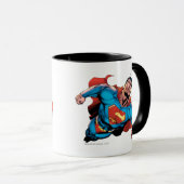 Superman Comic Style Tasse (VorderseiteRechts)