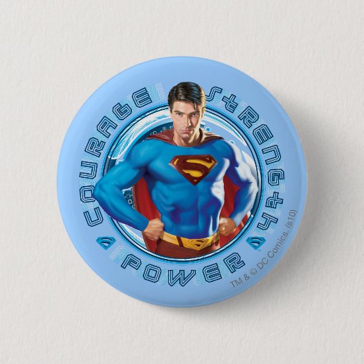 Superman Courength Strength Power Button (Vorderseite)