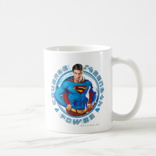 Superman Courength Strength Power Kaffeetasse (Rechts)