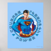 Superman Courength Strength Power Poster (Vorne)
