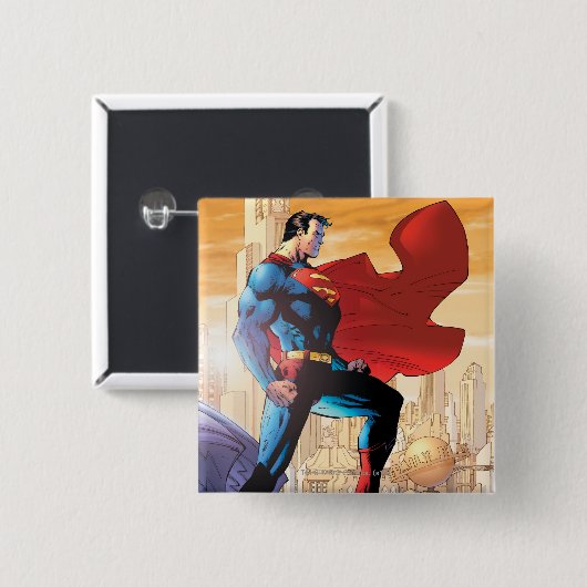 Superman Daily Planet Button (Vorne & Hinten)