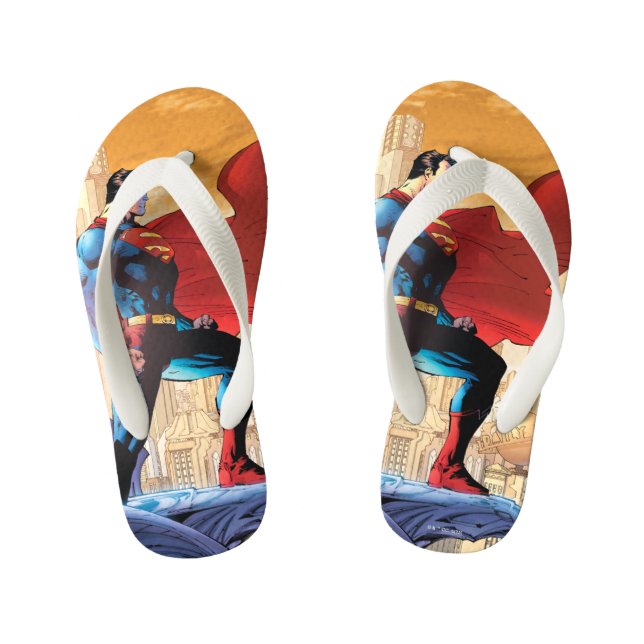 Superman Daily Planet Kinderbadesandalen (Fußbett)
