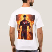 "Superman: Das Emblem der Kraft & Hoffnung" ya phi T-Shirt (Rückseite)