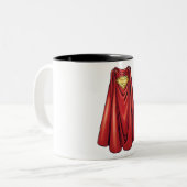 Superman - Das Kap Zweifarbige Tasse (Vorderseite Links)