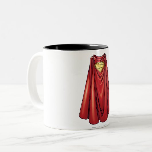 Superman - Das Kap Zweifarbige Tasse (Vorderseite Links)